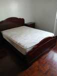 Mobilia completa de quarto em mogno