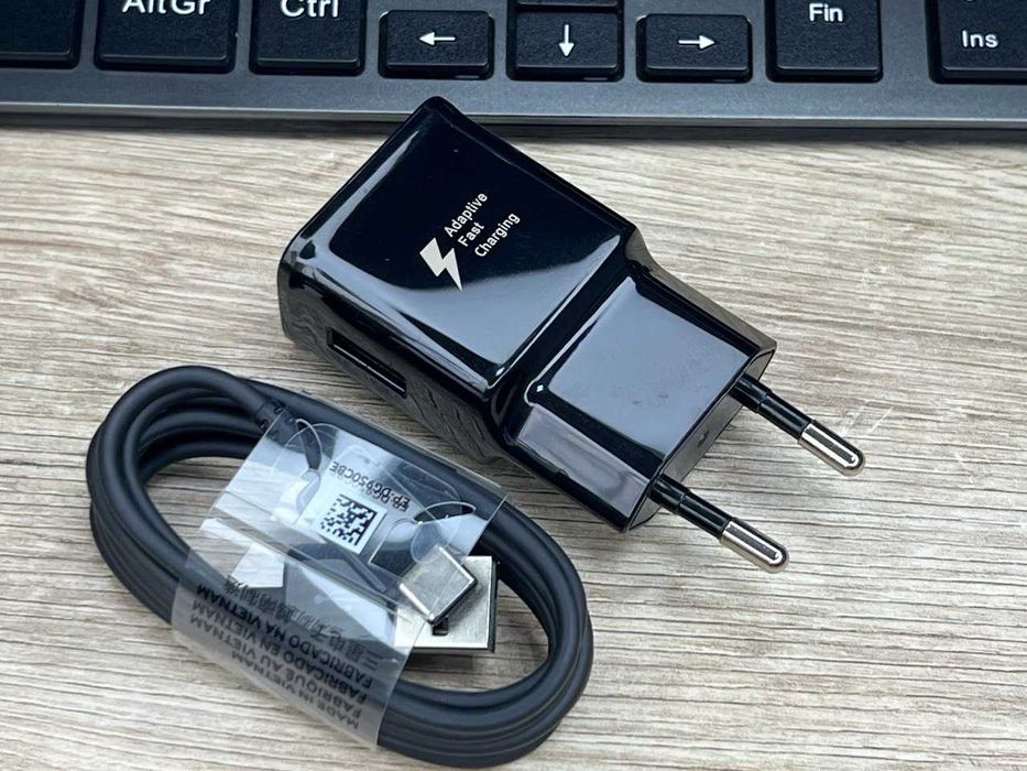 Зарядний пристрій Samsung S8, S9, S10 + Кабель Type C Fast Charging