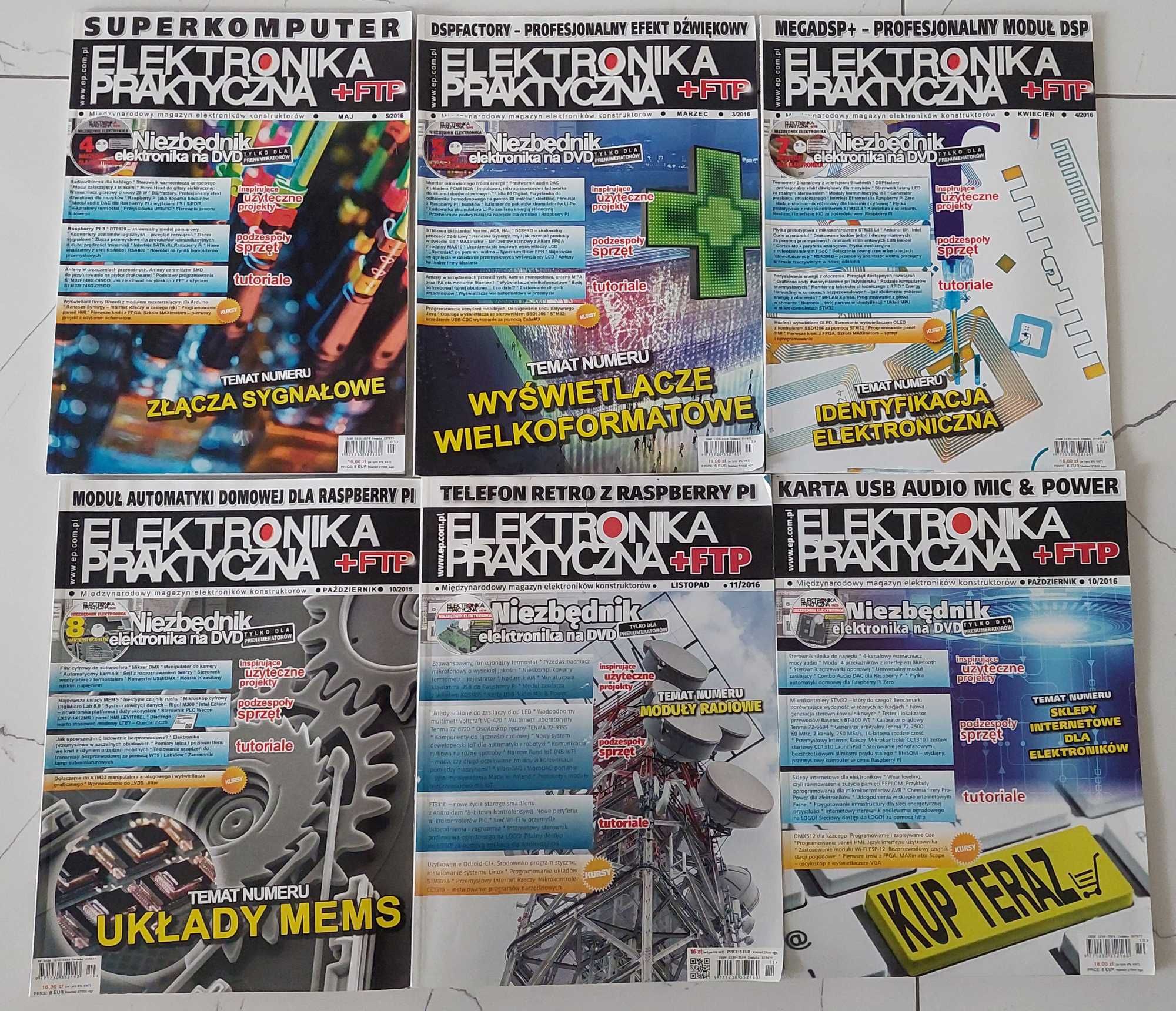 Elektronika Praktyczna 6 Egzeplarzy 2015/2016