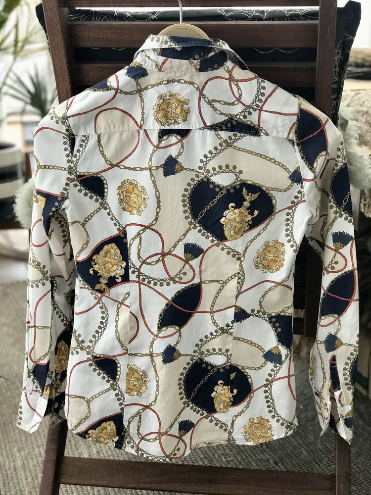 Koszula damska taliowana Tommy Hilfiger jeździecka S 4