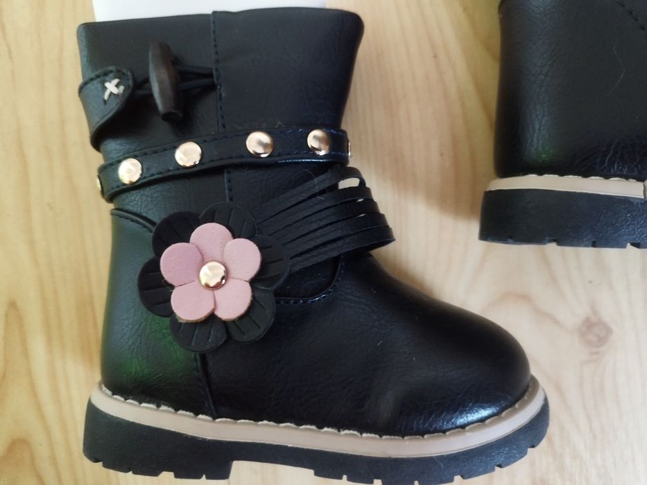 Kozaki ocieplane zimowe dziewczęce .21