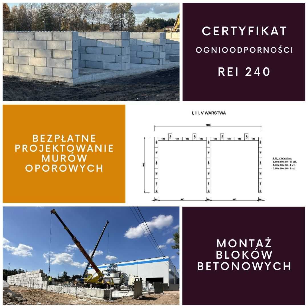 Bloki Betonowe - REI 240 - bezpłatny projekt