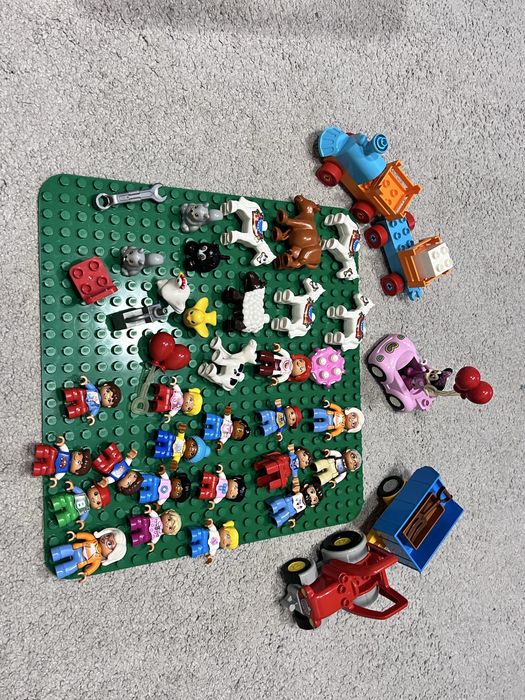 Lego Duplo duzo zestawow farma, wesole miasteczko