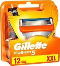 Gillette Fusion  komplet 12 sztuk duzy zestaw.