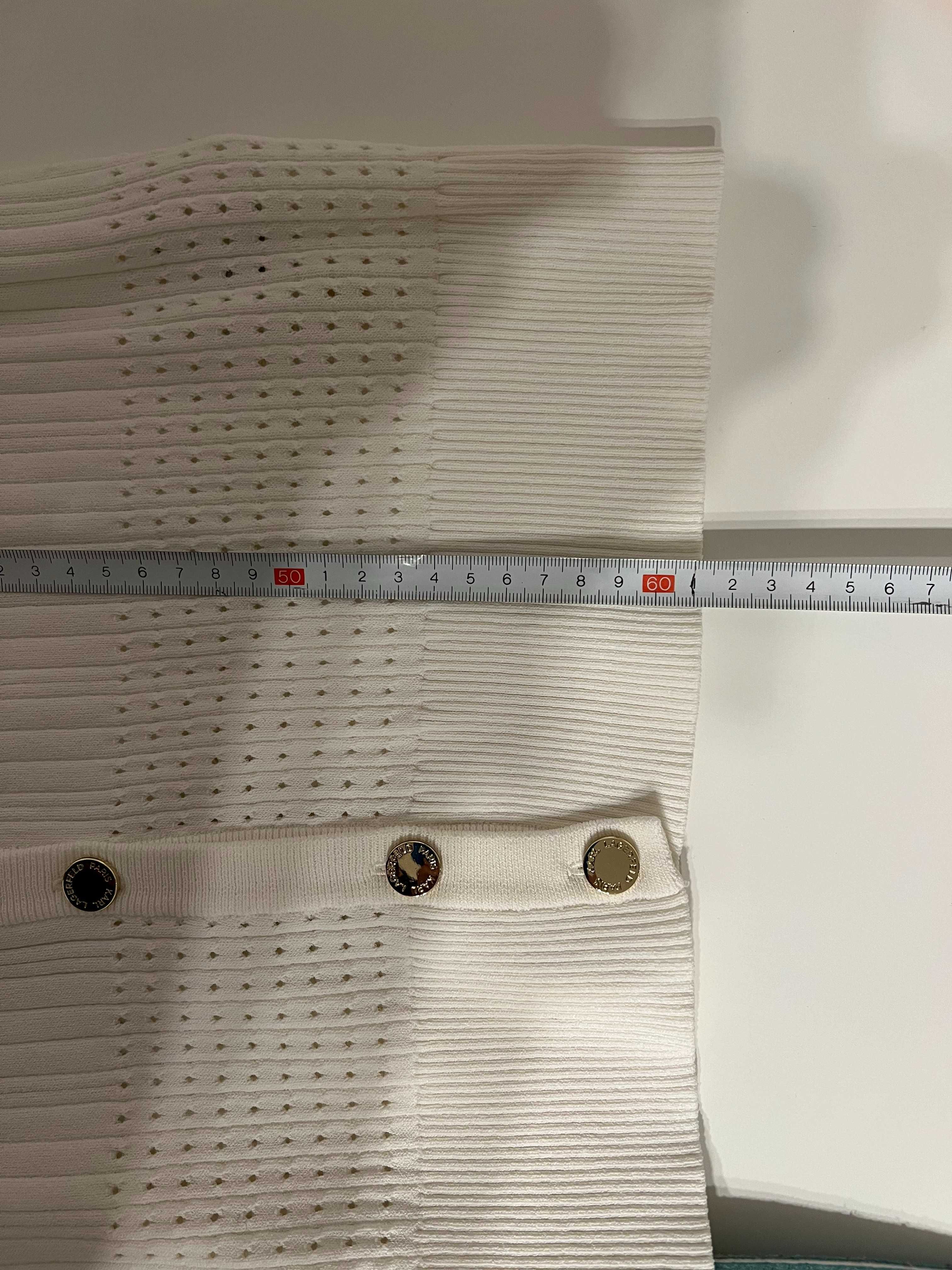 Karl Lagerfeld L Karl Lagerfeld sweter  jesienny rozpinany premium