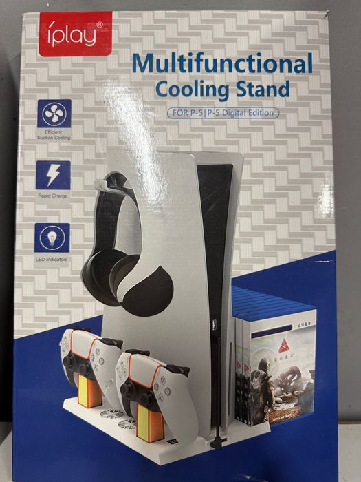 Мультифункціональна вертикальна док станція для PS-5