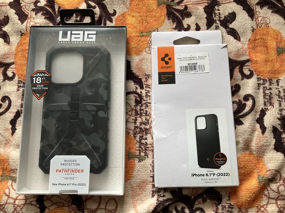 Чохол iPhone 14 Pro UAG PATHFINDER, Spigen MagFit