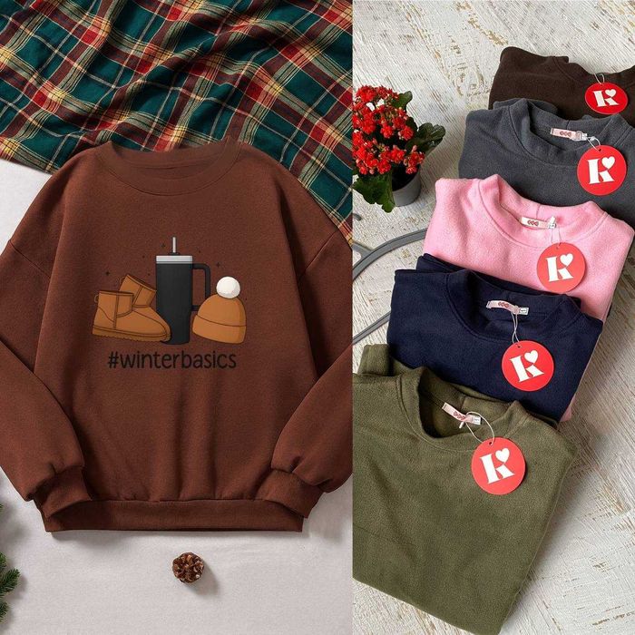 Кофта тепла оверсайз двохсторонній фліс