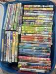 Dvds infantis + mala viagem pocoio