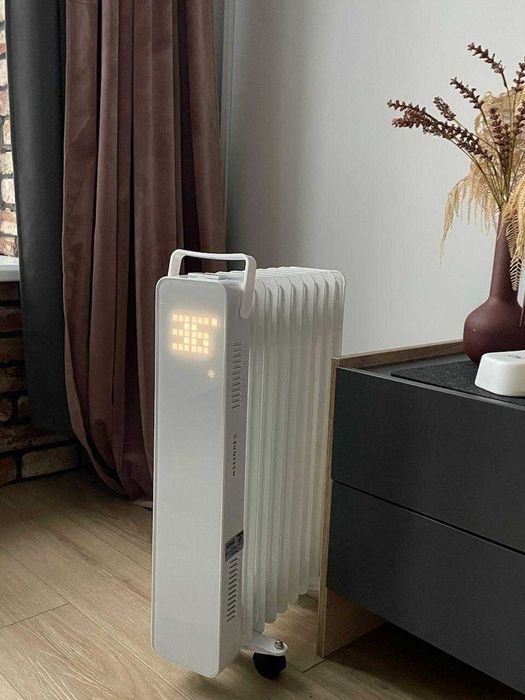 Масляний обігрівач SUNTECH Loft TI-900B 2000W | 9 секцій, білий