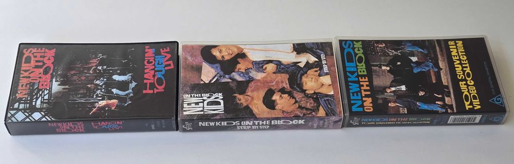 Kaseta Wideo VHS - New Kids on the Block ( 3 kasety)