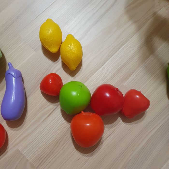 Іграшки на 1-2-3-4 роки: набір супермаркет: візочок+корзина маркет