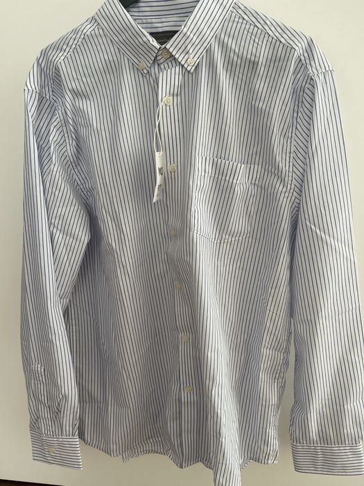 Camisa riscas azuis homem Modalfa