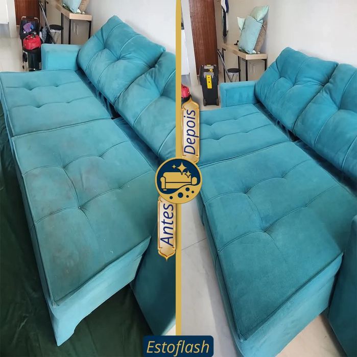 Serviço de limpeza e higienização de estofos
