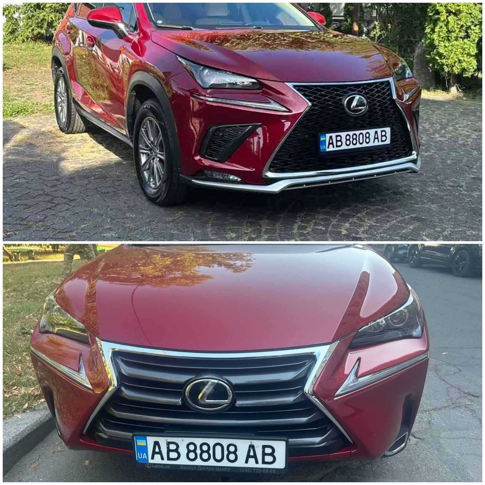 Бампер F-Sport рестайлинг 2018+ Lexus NX лексус нх рест и дорест спорт