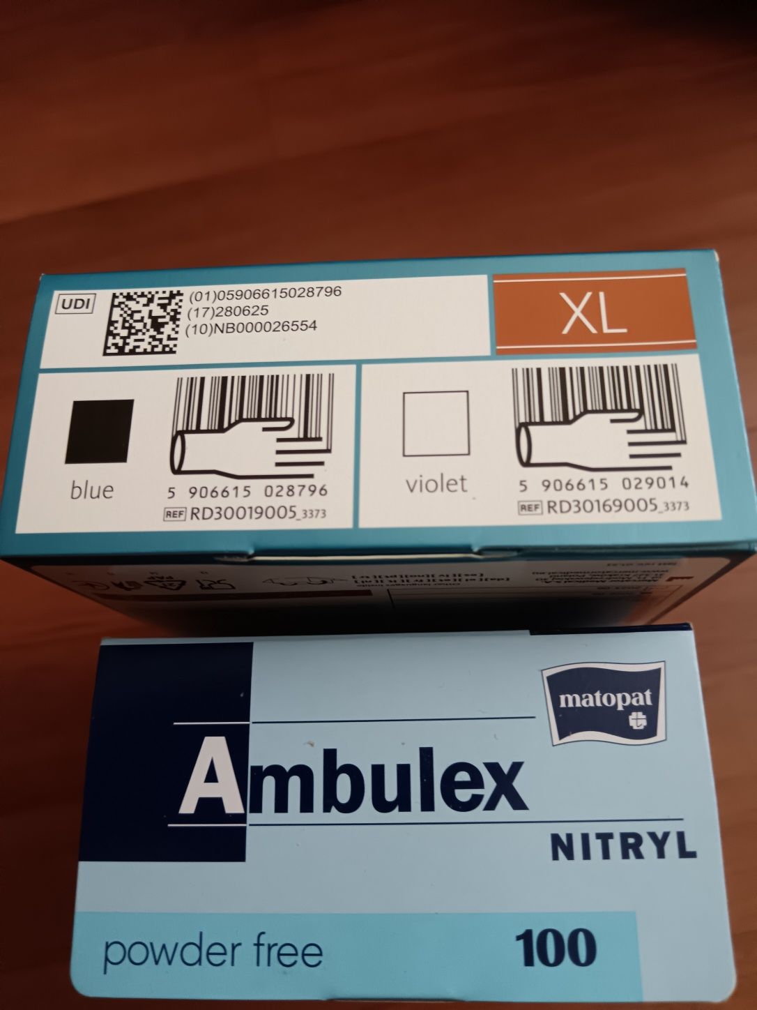 Rękawiczki Nitryl Mercator / Ambulex diagnostyczno ochronne L/XL 6 opa