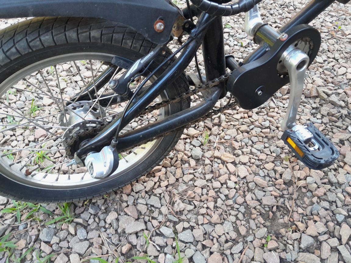 Rower skladak elektryczny sachs niemiecki 3biegowy schimano