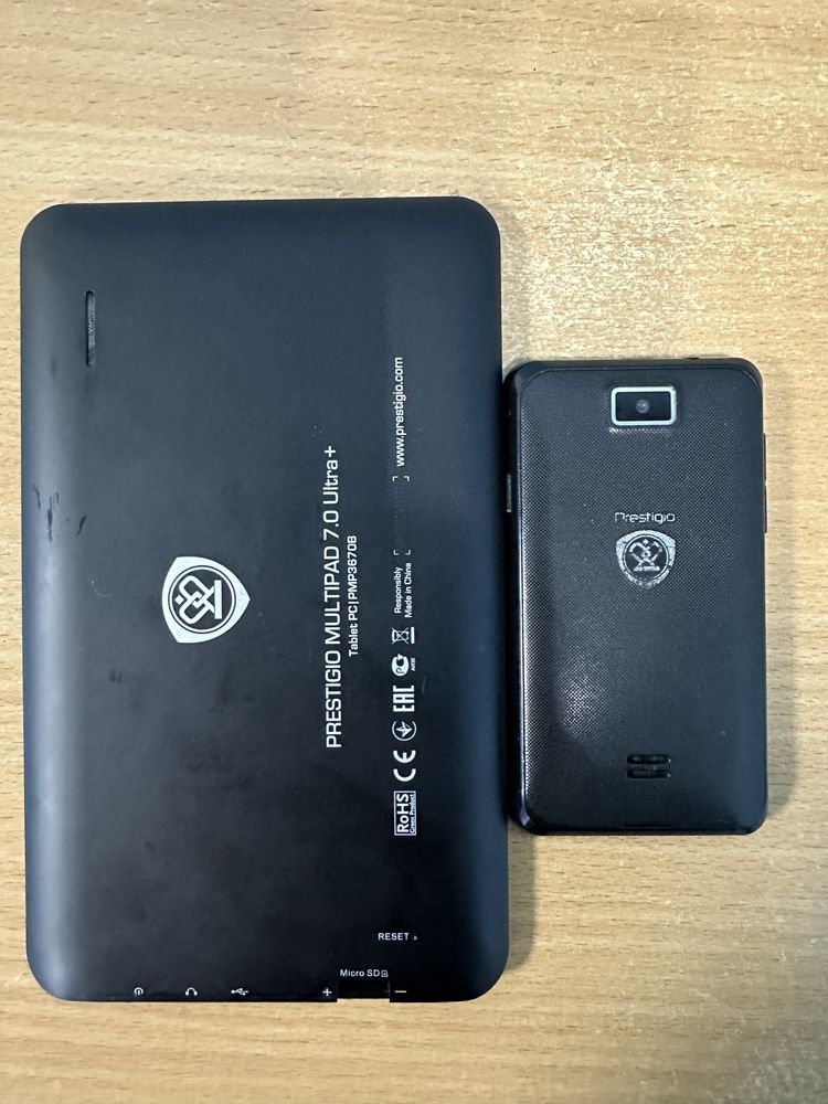 Планшет + телефон (Prestigio multiPad 7.0 ultra+, multiphone PAP3350)