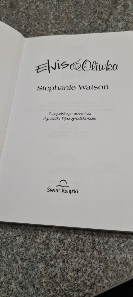 Książka Elvis & Oliwka Stephanie Watson