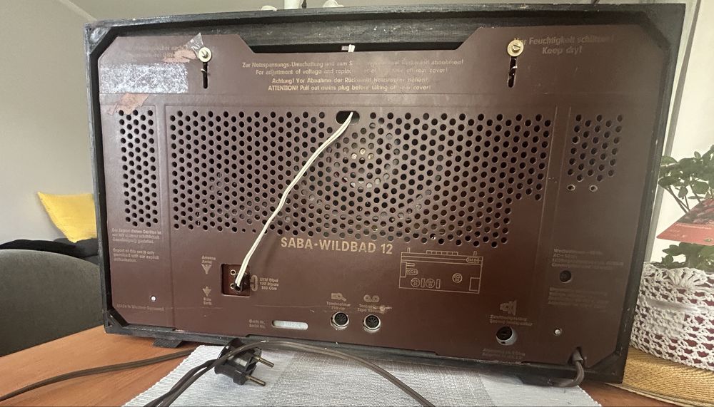 Radio Lampowe Saba Wildbad 12 Vintage Super Stan Prezent dla Dziadka
