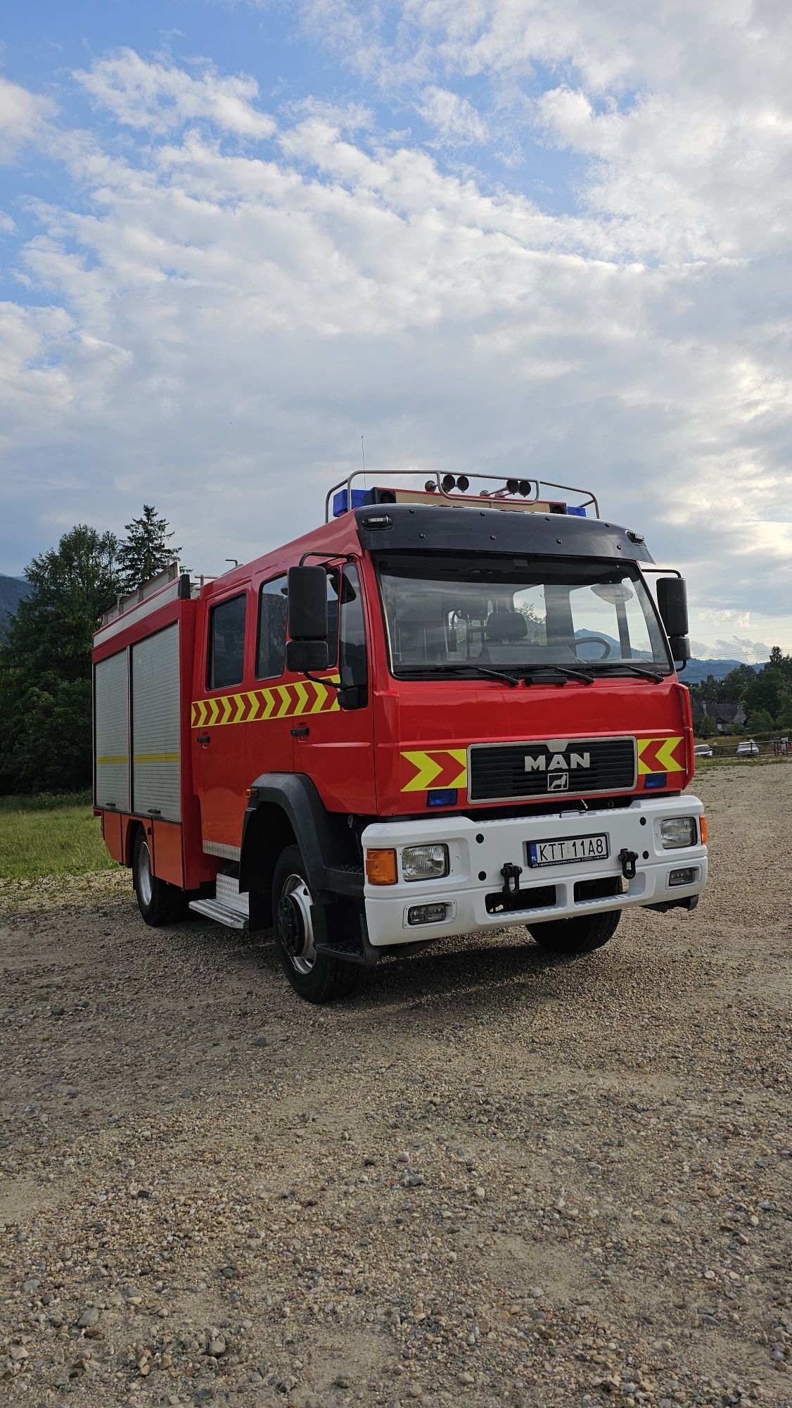Man 4x4 Wóz Strażacki Straż Pożarna Pożarniczy Ziegler Reduktor 9os