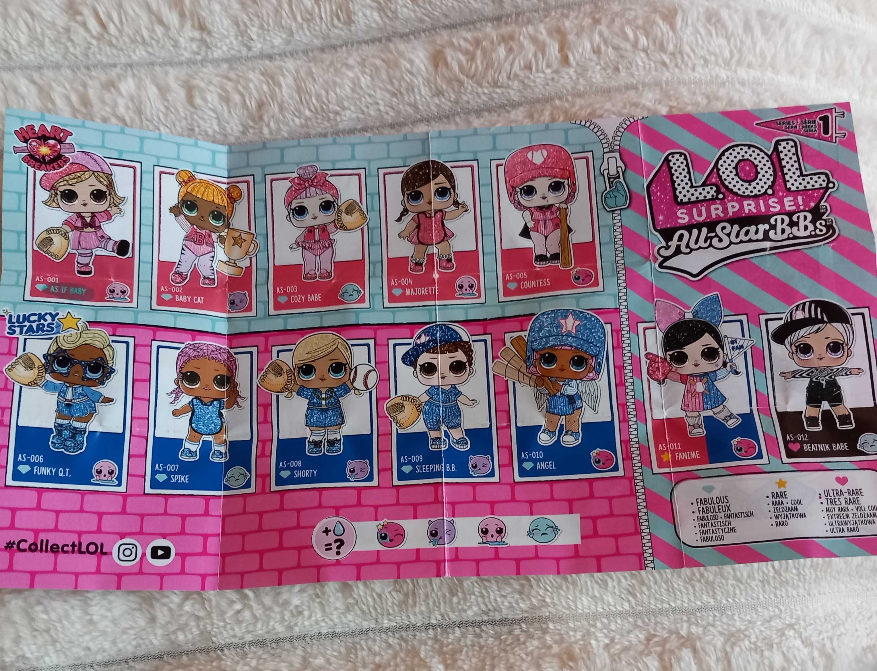 LOL SURPRISE Lalka All Star BBs Sports Baseball