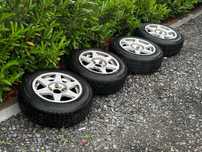 4x koła alufelgi 5x108 7J ET35 CB65,1 Bridgestone Blizzak 185/65R15