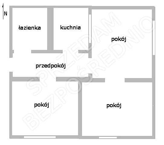 3-pokojowe mieszkanie 46 m² | Azory, bezpośrednio | Widok na centrum