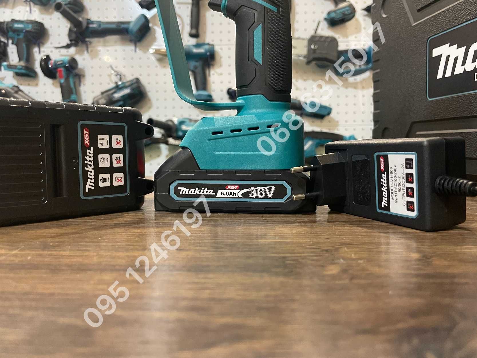 Цепная Мини пилка Makita DUC255BL 36V 6Ah для сада веткорез кусторез