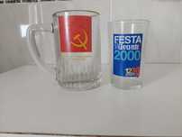 Dois copos em vidro