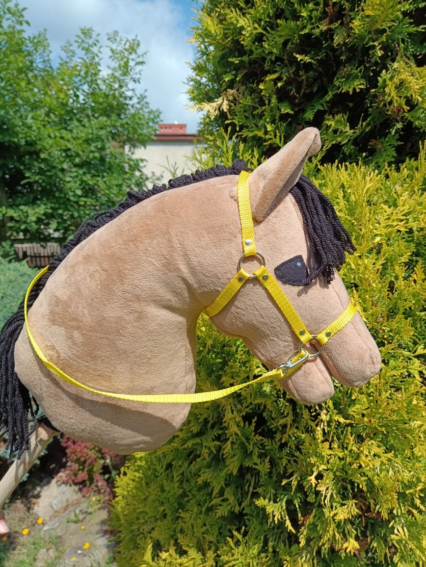 Brązowy konik hobby horse