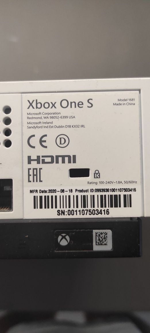 Konsola Xbox one S 1 TB
