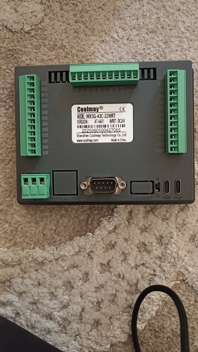 Coolmay Model Mx3g-43c-22mrt