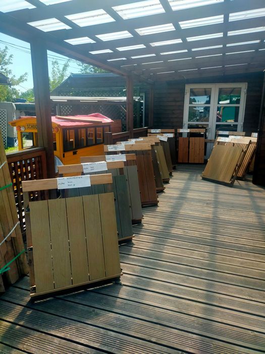 Deska tarasowa BRĄZ impregnowana Ciśnieniowo 28mm - kilka modeli