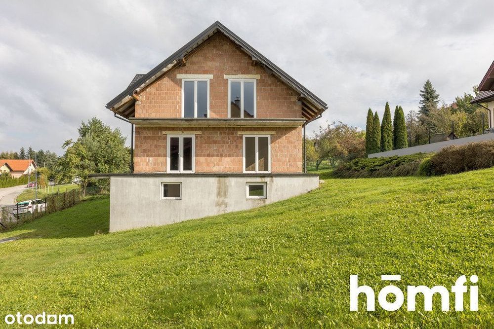 Dom na widokowej działce do wykończenia w Bochni