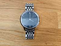 Zegarek/Smartwatch Garmin Vivomove Luxe srebrny, bransoleta, szafir