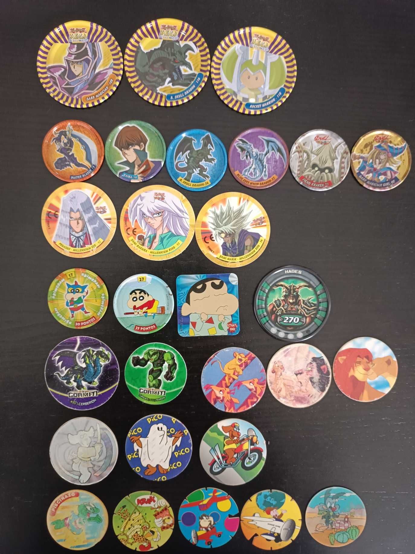 Tazos variados (Kraks, Staks, Mega, ... )