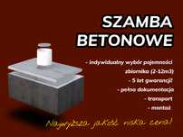 Zbiornik betonowy Szambo betonowe Deszczówka Woda Deszczowa 5000+