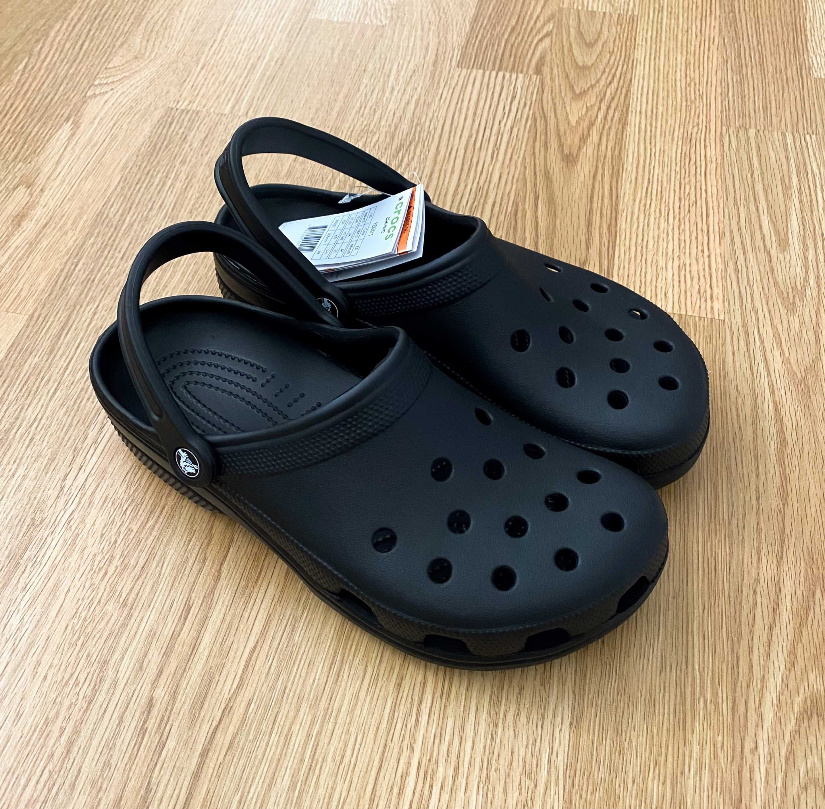 Шльопанці крокси чорні Crocs Classic