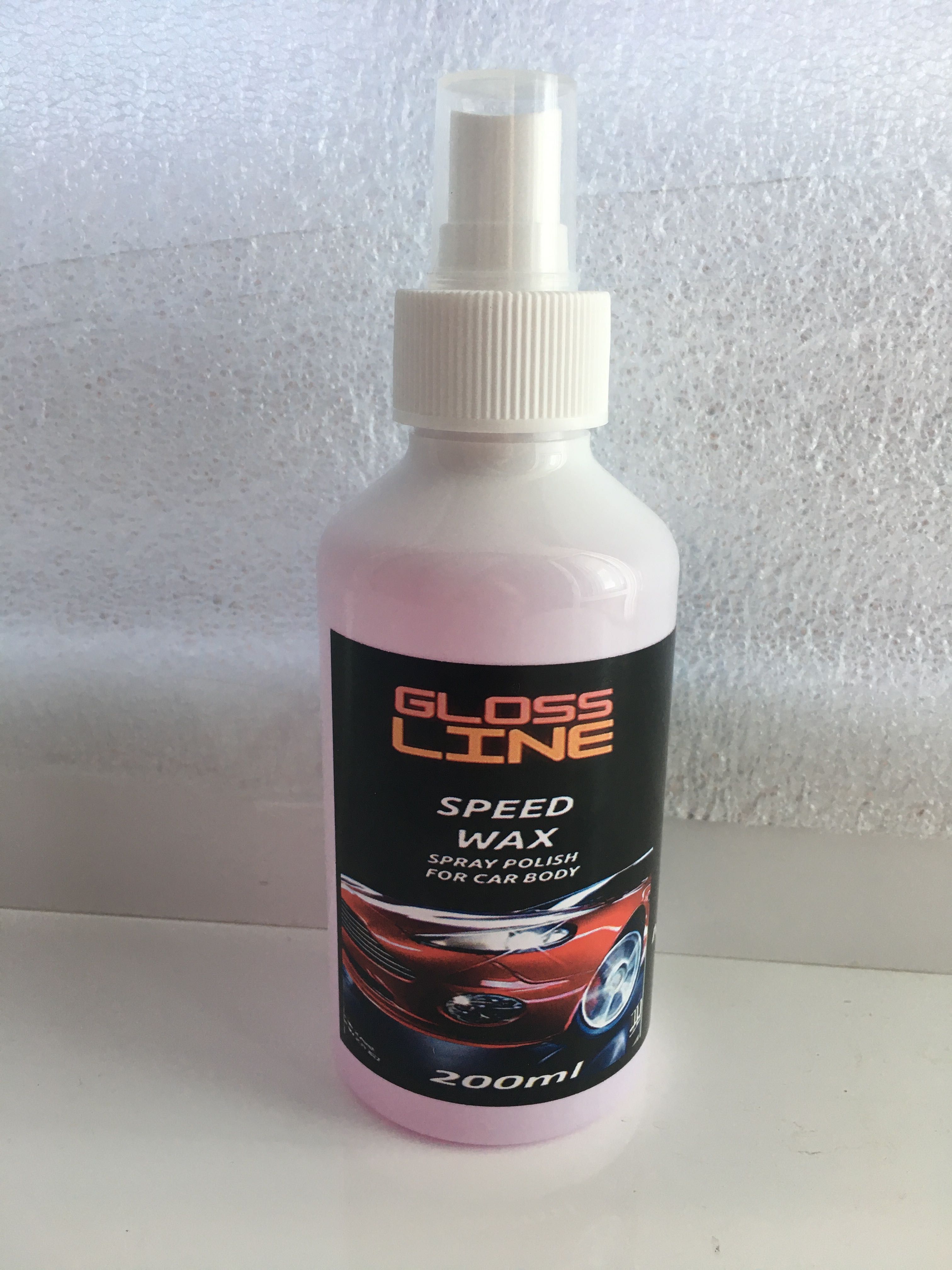 Спрей поліроль для авто Gloss line Speed Wax 200ml