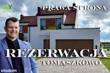 Nowoczesny dom Tomaszkowo działka 1490 mkw.