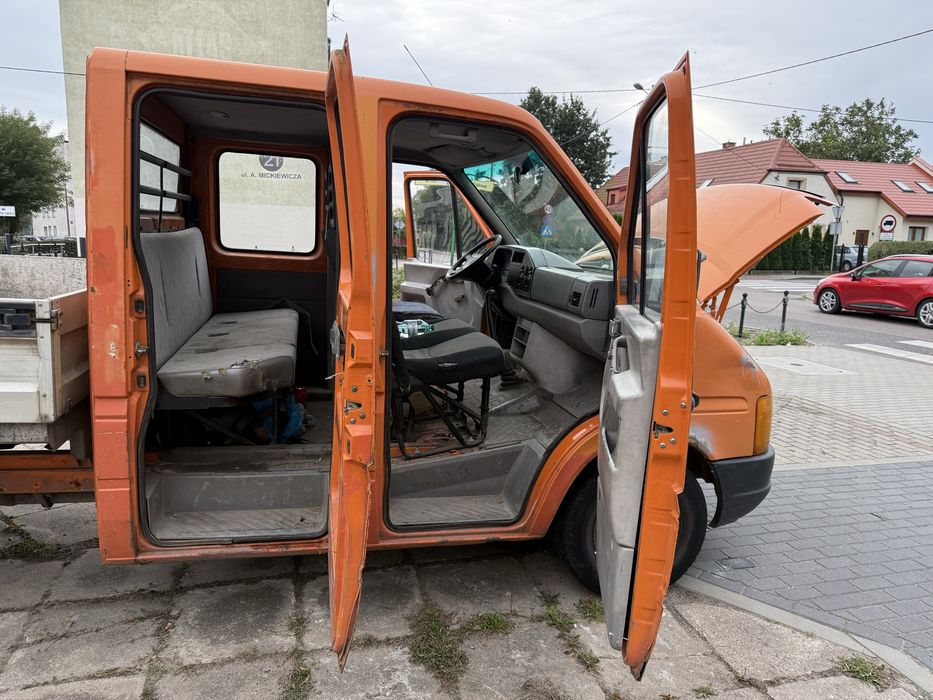 Volkswagen LT35 2.5 Diesel 75 KM doka, Brygadówka, 7 osób, skrzynia,