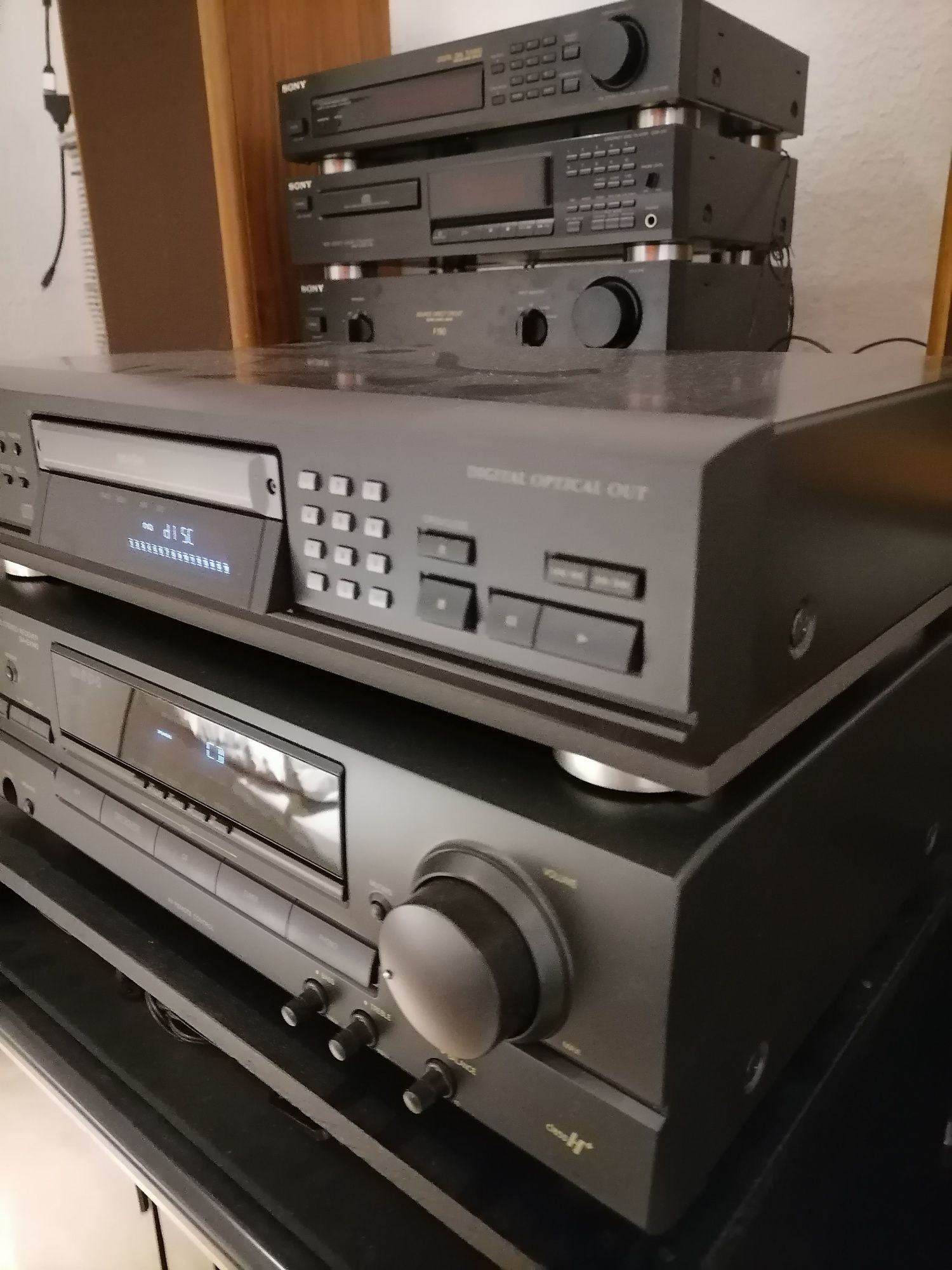 Reciver i cd Technics