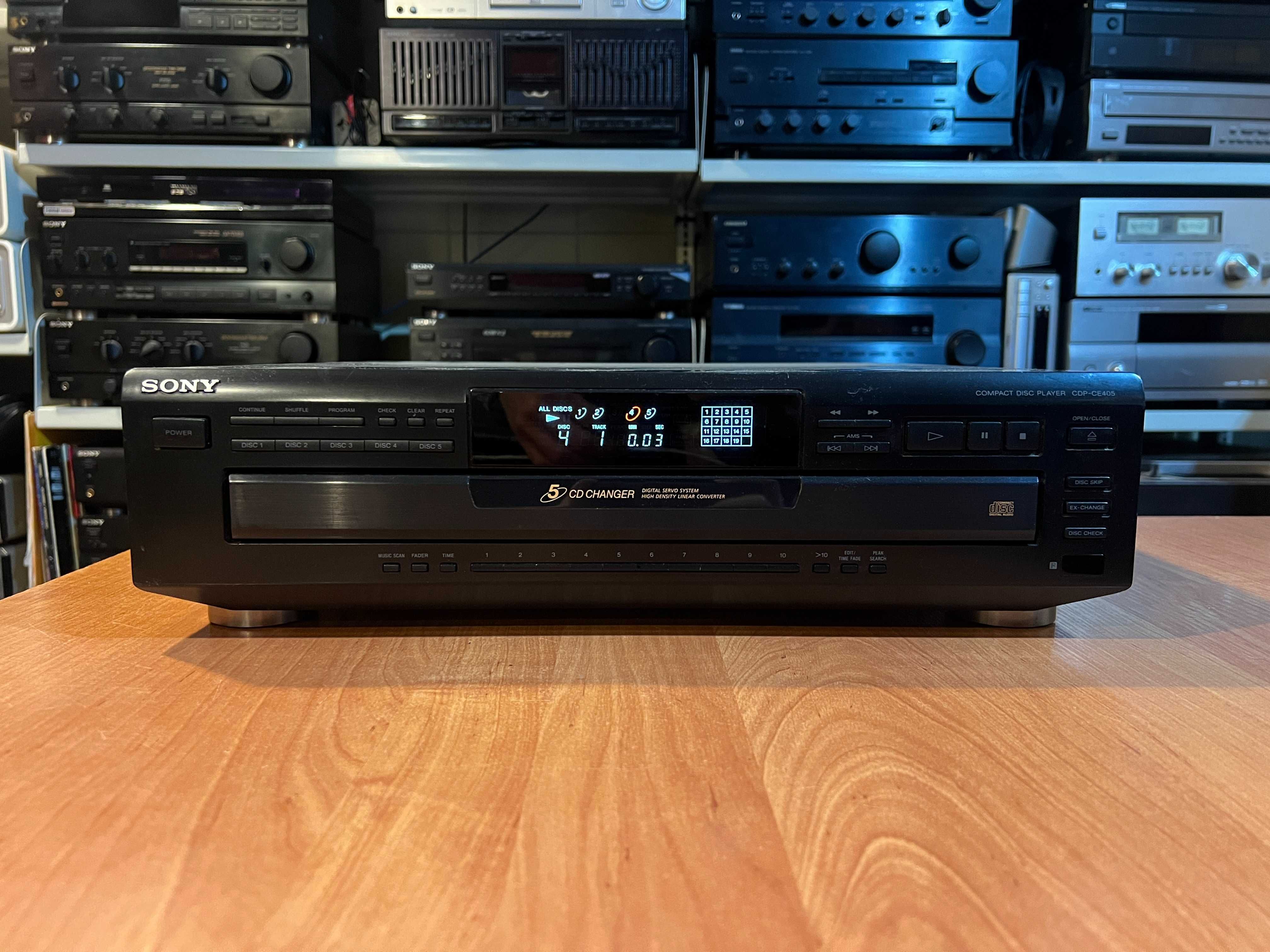 Odtwarzacz płyt CD Sony CDP-CE405 Zmieniarka, Audio Room