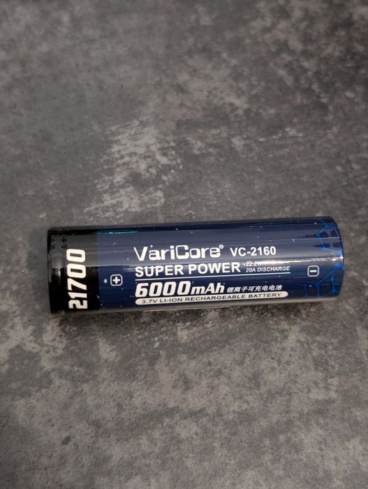 Akumulator VariCore 21700 VC-2160 Li-ion 3.7V 6000mAh