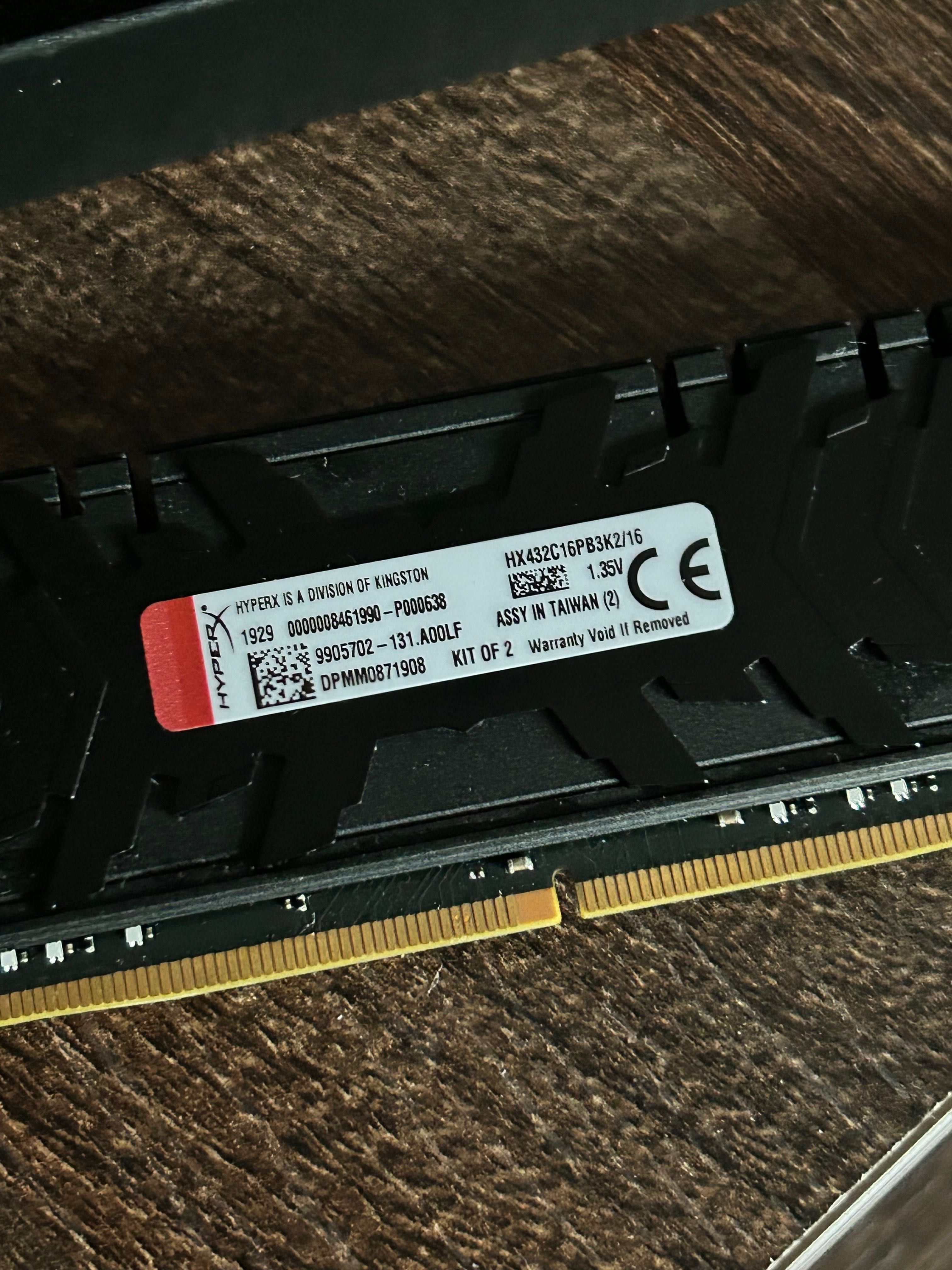 HyperX Predator DDR4 3200MHz 16Gb (2x8)