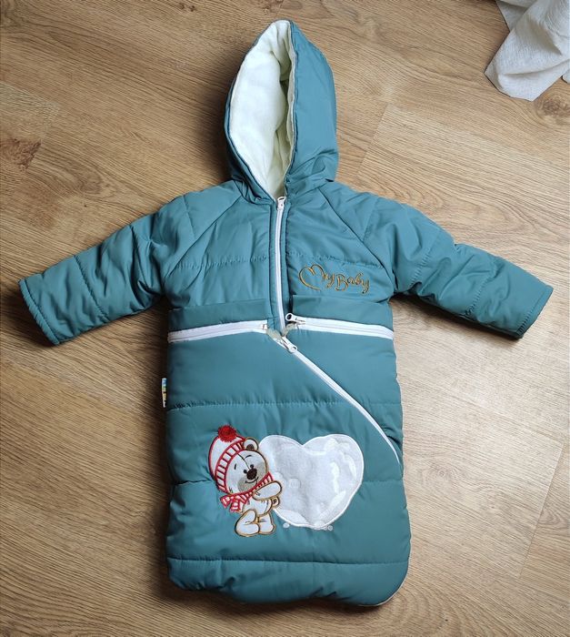 Комбінезон-трансформер "Трійка" (курточка, конверт для ніг, напівкомбі