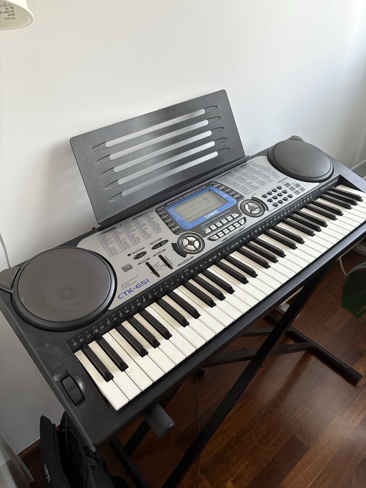 Casio CTK-651 Piano teclado sintetizador 61 teclas