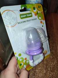 Ниблер силиконовый Baby Team fruit feeder.