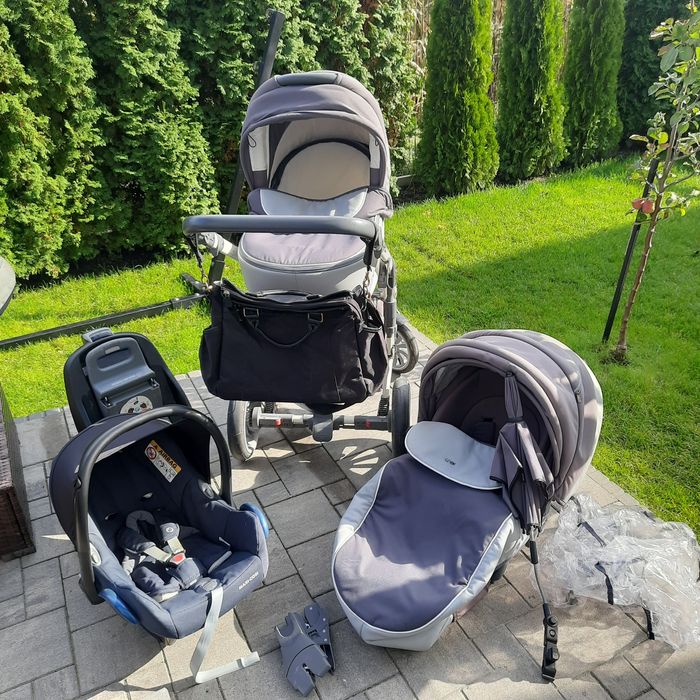 Wózek Anex Sport 2w1 + fotelik Maxi-Cosi CabrioFix z bazą